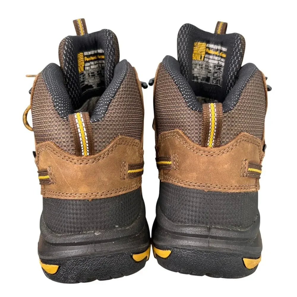 Keen Men’s Braddock Brown Leather Steel Toe Work Boot Size US 11 EE